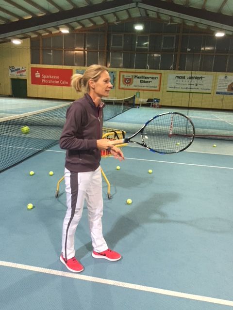 Tennis Training mit Markus Wamsler beim Turnverein Pforzheim 1834 e.V.