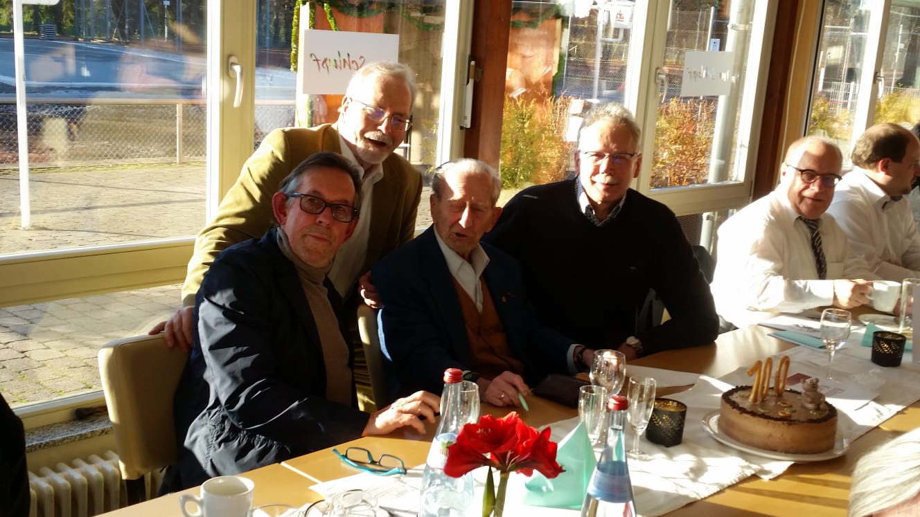 Tv Pforzheims Altestes Mitglied Feierte Seinen 100 Geburtstag Turnverein Pforzheim 14 E V